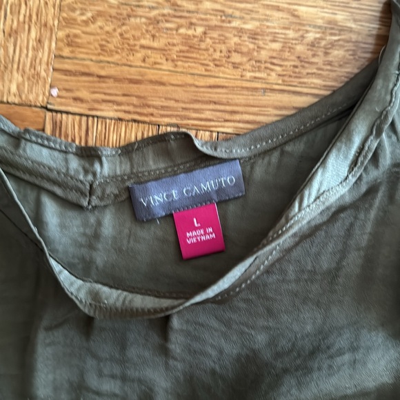 Vince camuto green tank top - Picture 2 of 2
